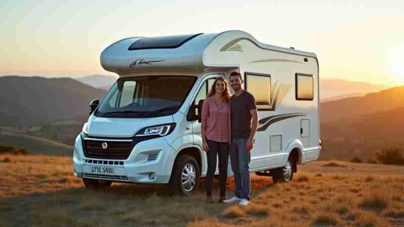 Family's Motorhome Business Booms with £30,000-a-Year Income, Concept art for illustrative purpose, tags: family - Monok